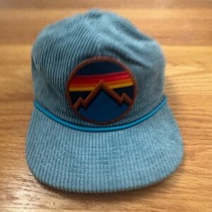 Aviator Nation Blue Corduroy Cap NWOT